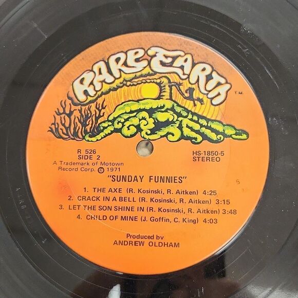 Sunday Funnies Andrew Oldham 1971 Vinyl Record Album - Picture 8 of 8